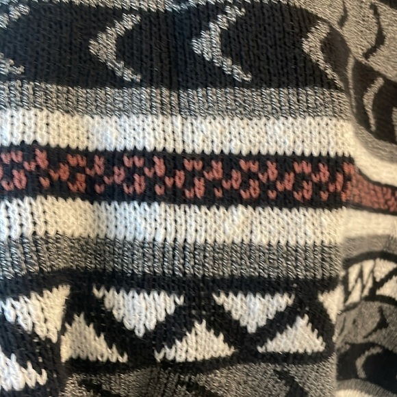 London Fog Men’s patterned cotton sweater made in USA size XL great condition! - Picture 4 of 5